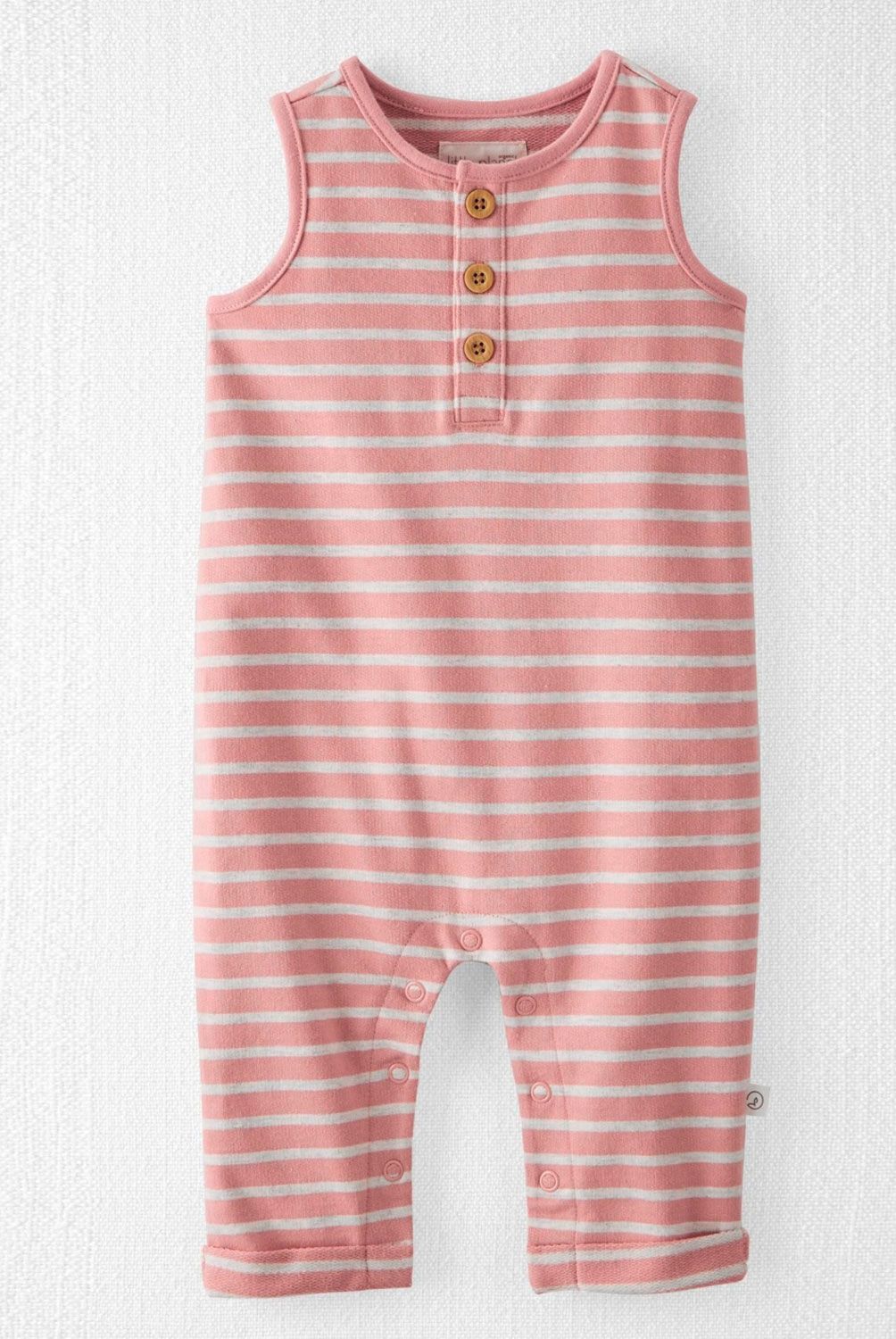 CARTER'S - Enterito Algodón Orgánico Rayas Bebé Niña Carter's