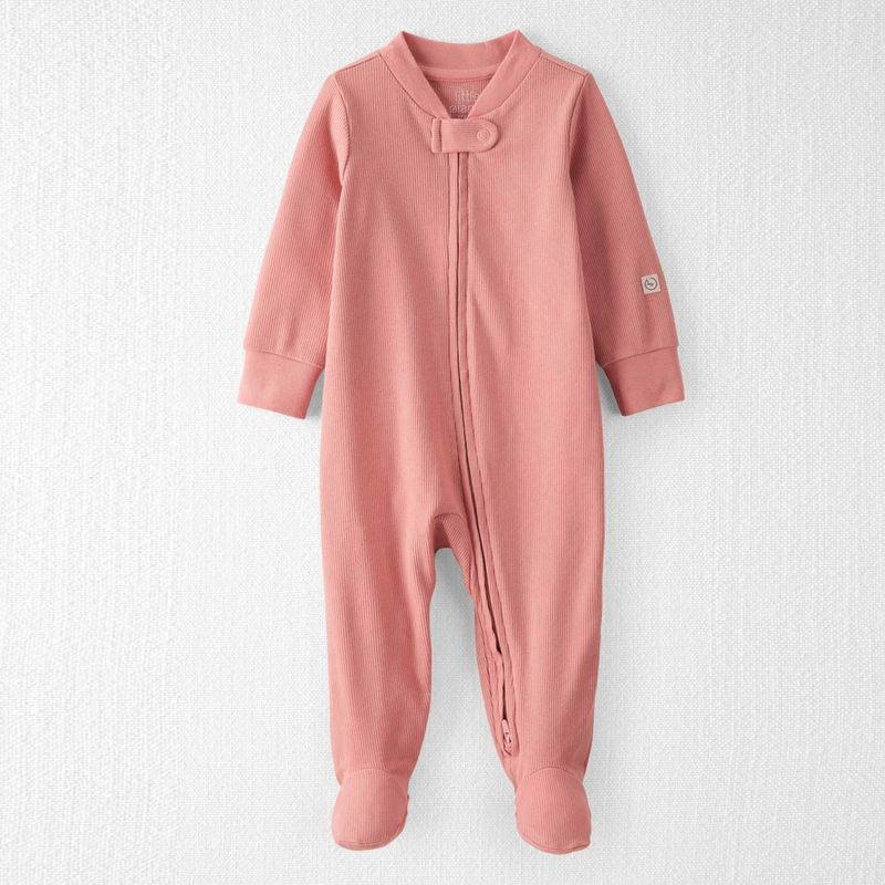 CARTER'S - Pijama Algodón Orgánico Acanalado Bebé Niña Carter's