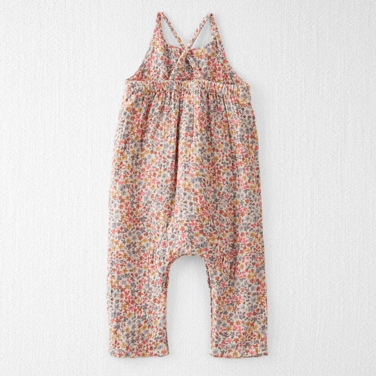 Enterito Algodón Orgánico Estampado Bebé Niña