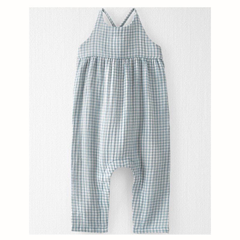 CARTER'S - Enterito Algodón Orgánico Cuadrille Bebé Niña Carter's