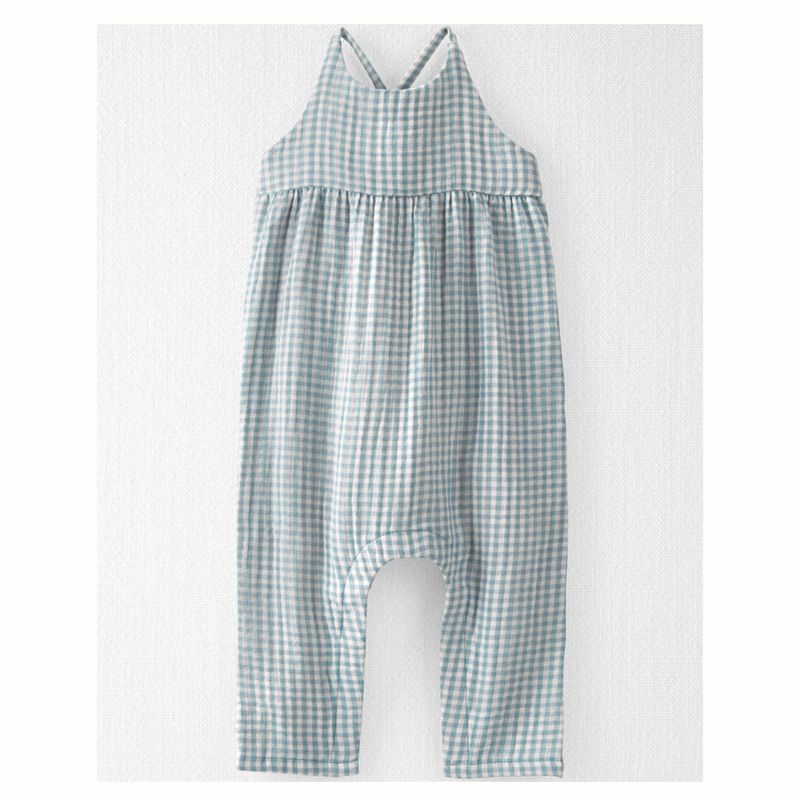 CARTER'S - Enterito Algodón Orgánico Cuadrille Bebé Niña Carter's