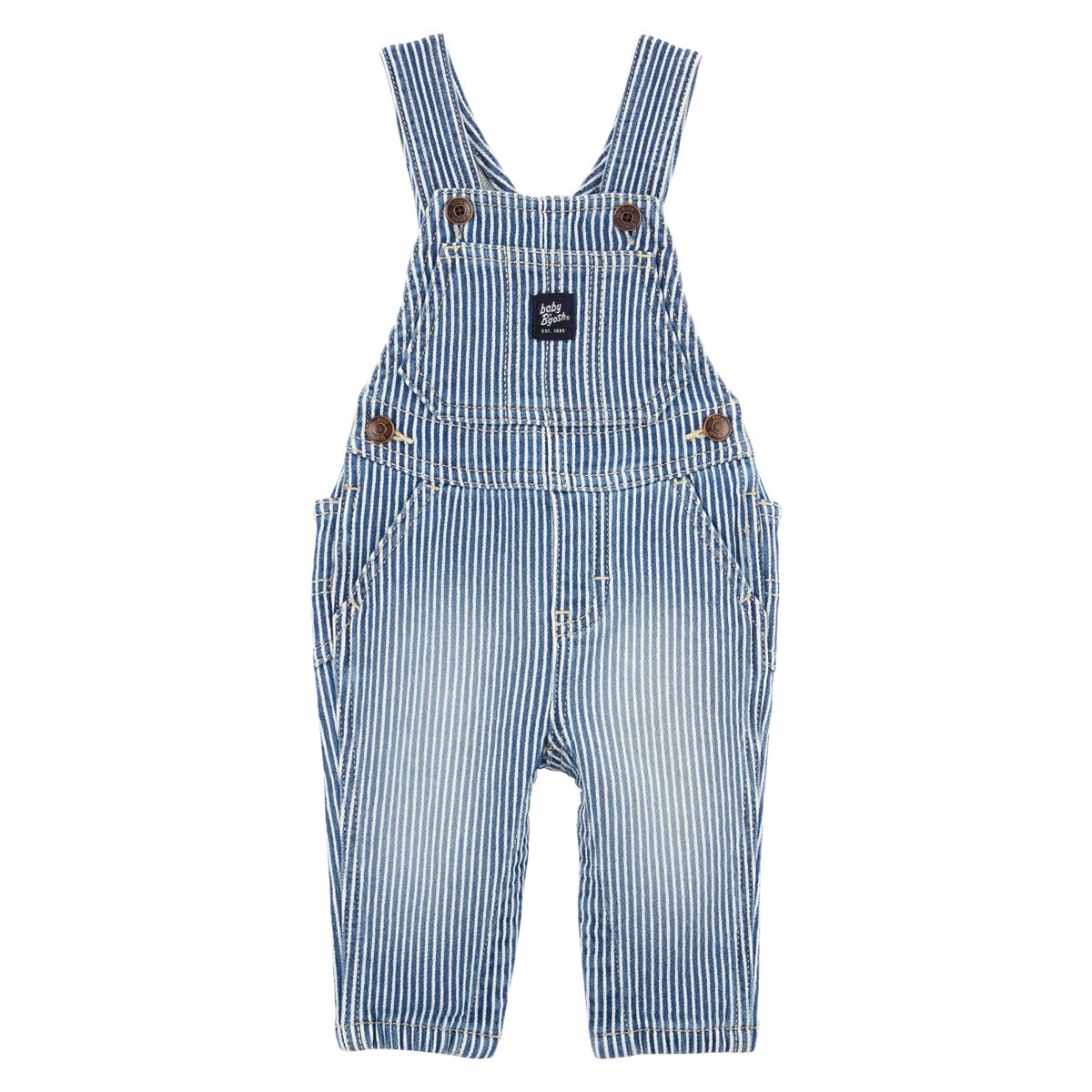 OSHKOSH - Jardinera Mezclilla Rayas Bebé Niño Oshkosh