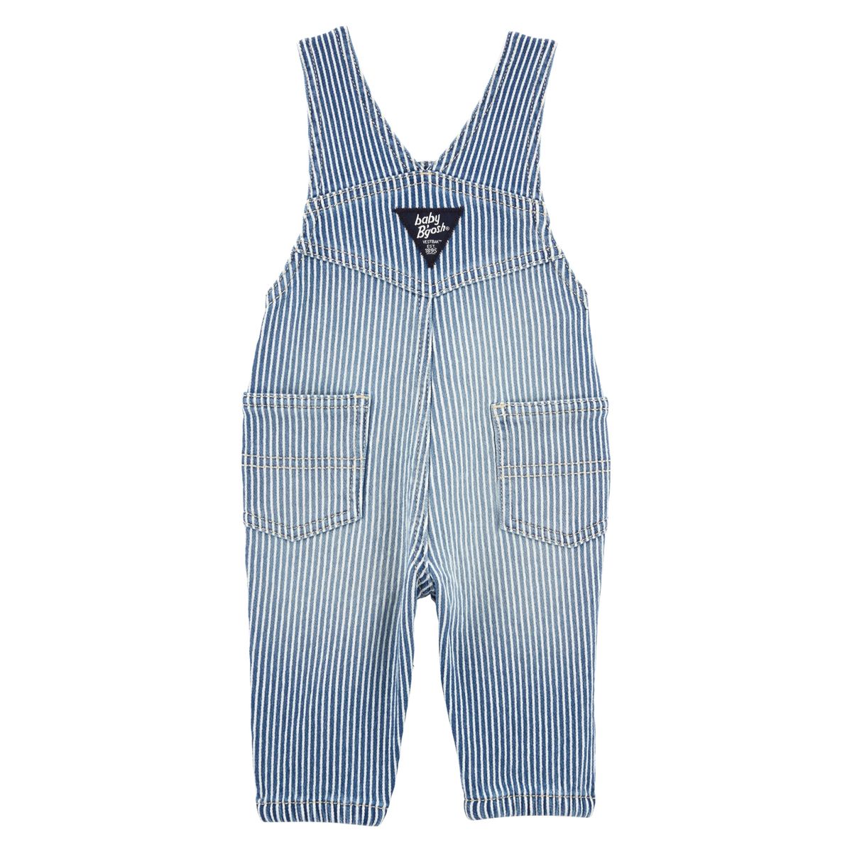 OSHKOSH - Jardinera Mezclilla Rayas Bebé Niño Oshkosh