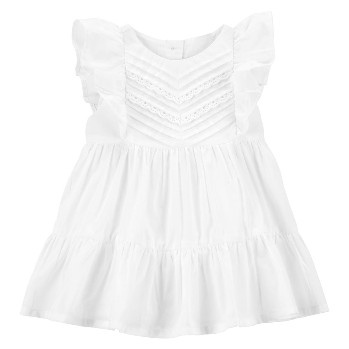 OSHKOSH - Vestido Capas Con Cubre Pañal Bebé Niña Oshkosh