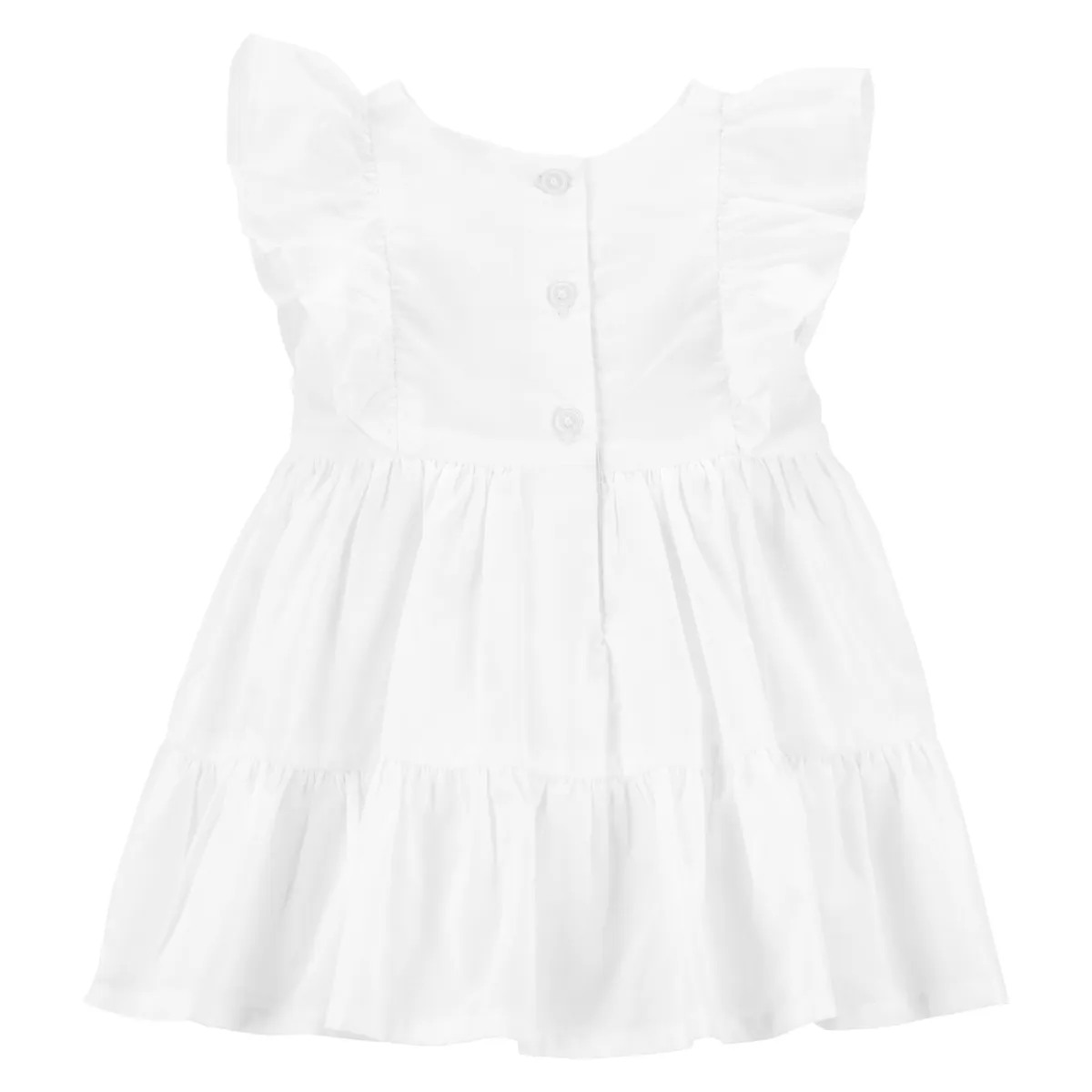 OSHKOSH - Vestido Capas Con Cubre Pañal Bebé Niña Oshkosh