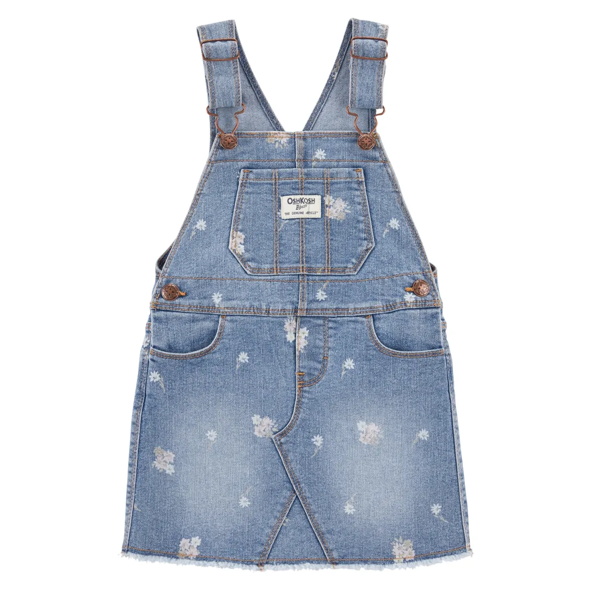 OSHKOSH - Vestido Mezclilla Tirantes Ajustables Bebe Niña Oshkosh