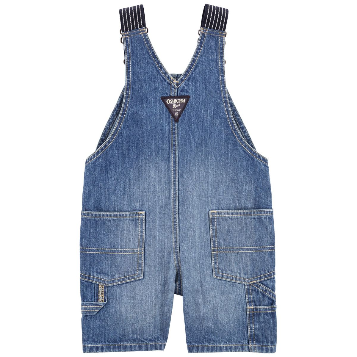 OSHKOSH - Jardinera Corta Mezclilla Niño Oshkosh