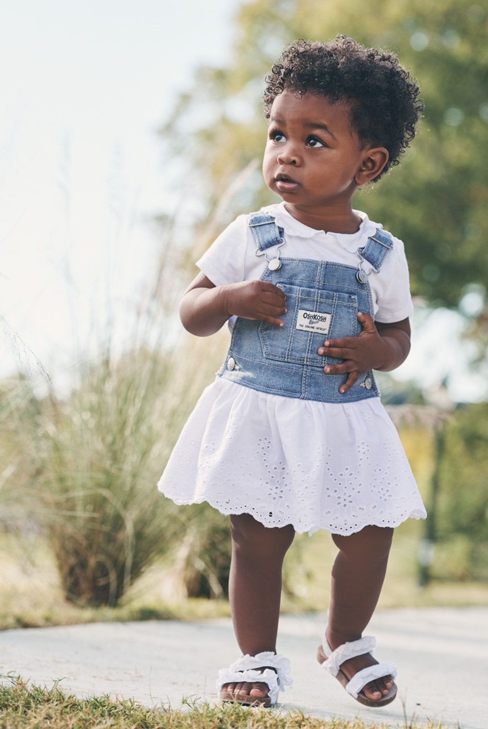 OSHKOSH - Vestido Tirantes Ajustables Bebé Niña Oshkosh