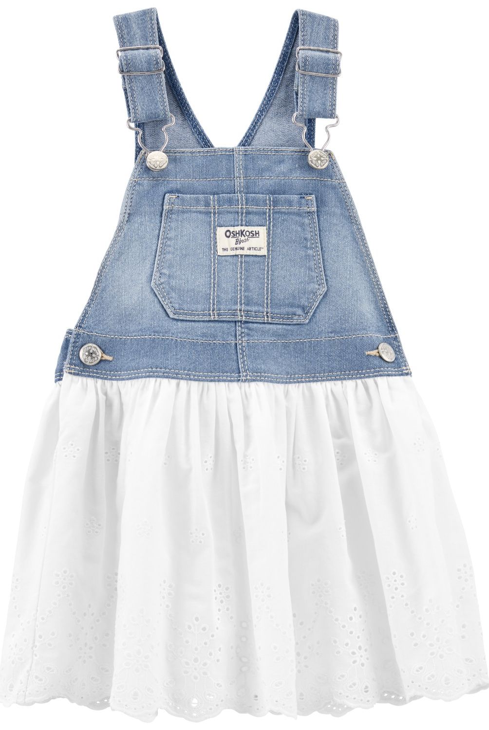 OSHKOSH - Vestido Tirantes Ajustables Bebé Niña Oshkosh