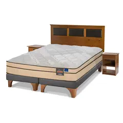 FLEX - Cama Europea Novus Cobre King 180x200 + Set Toscana