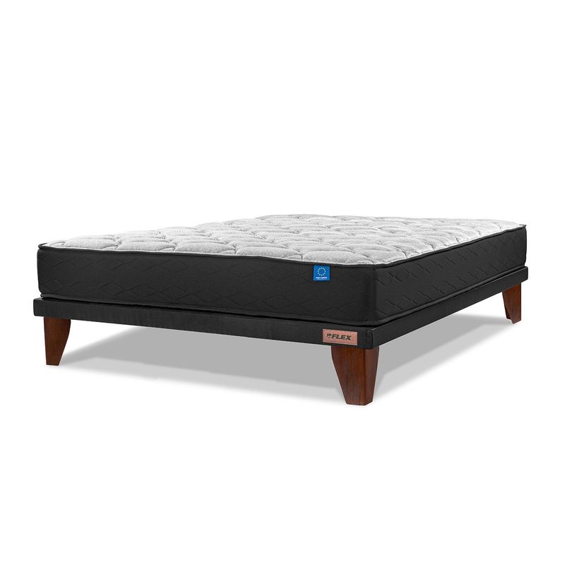 FLEX - Cama Europea Flat Therapedic Plus 2 Plazas X 2.00 Mt X Base Normal Flex