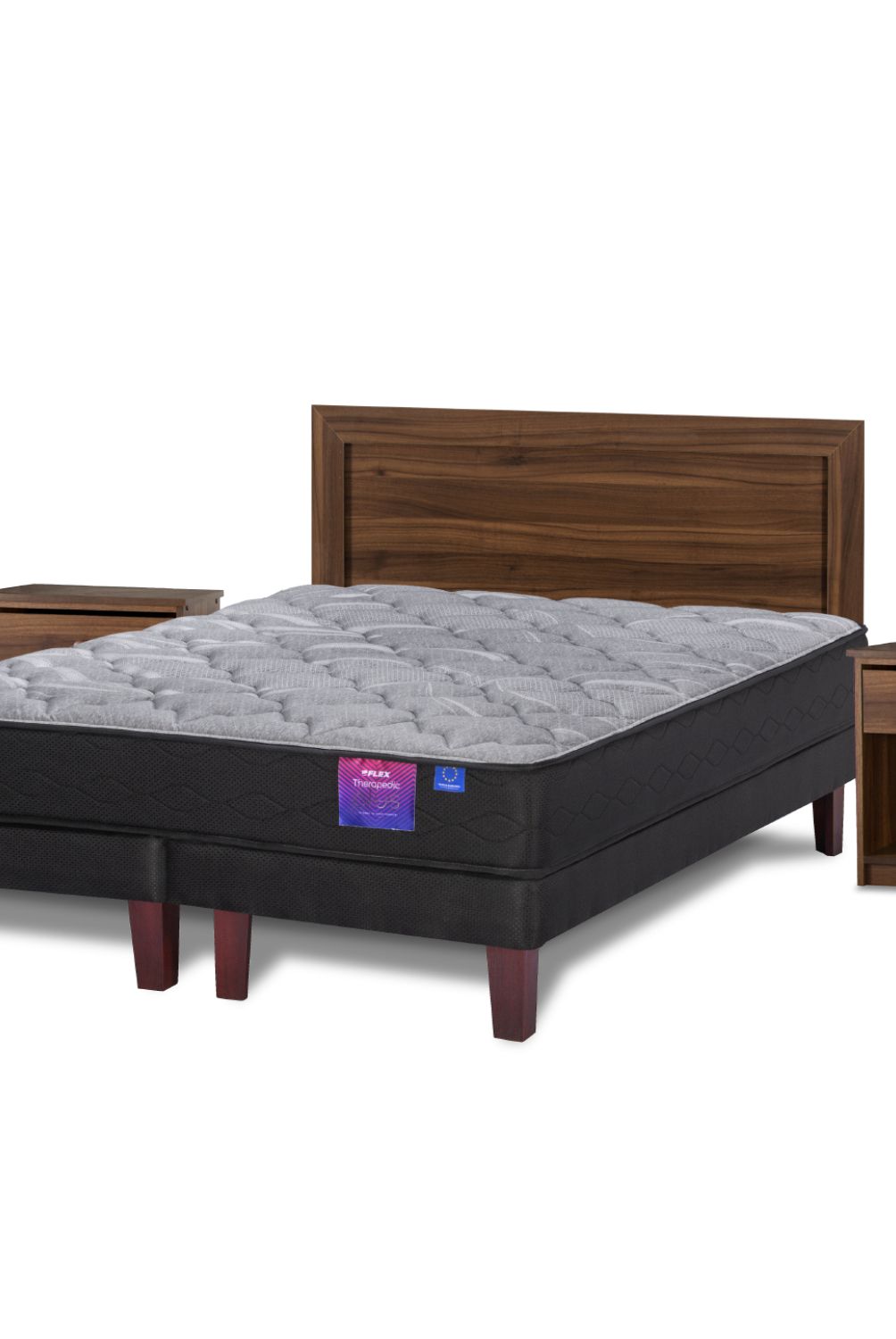 FLEX - Cama Europea Therapedic Plus 2 Plazas 150x200 Cm + Set Asturias Flex