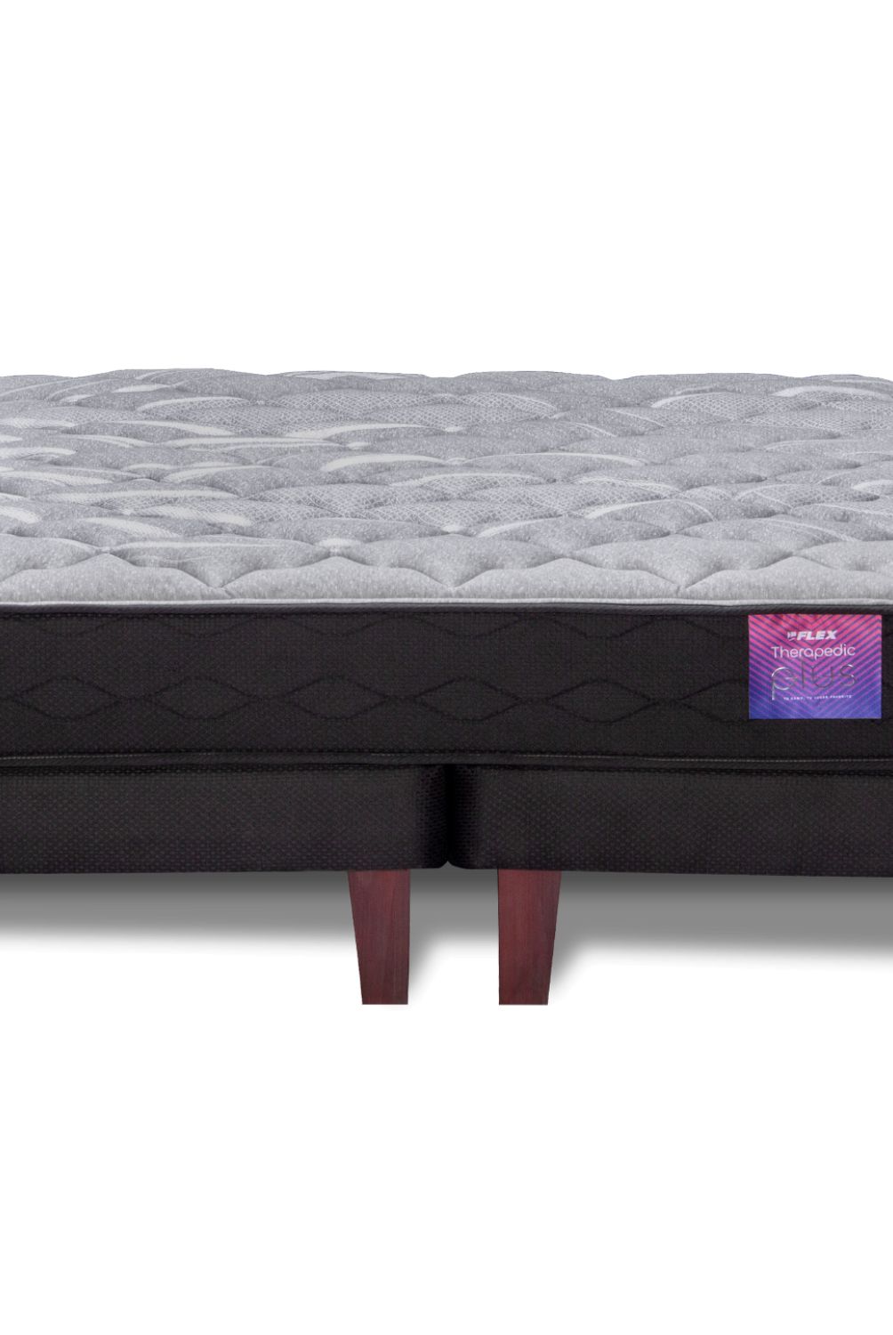 FLEX - Cama Europea Therapedic Plus 2 Plazas X 2.00Mt Base Dividida Flex