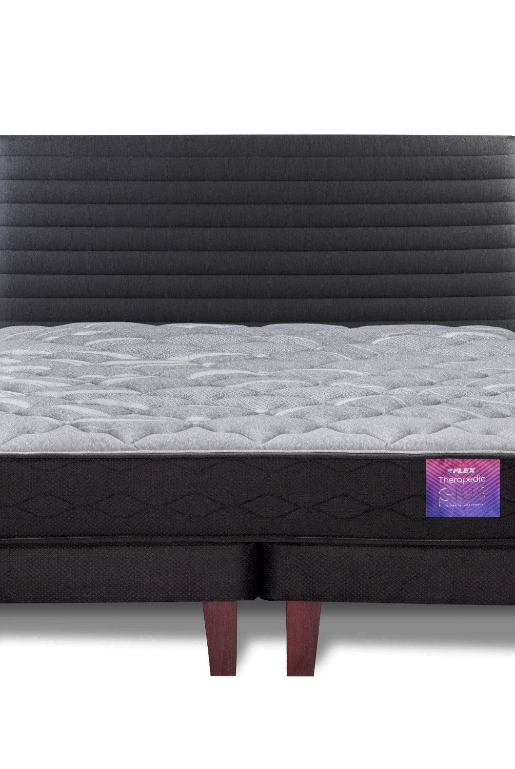 FLEX - Cama Europea Therapedic Plus King 180x200 + Respaldo Modern Flex