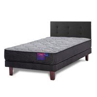 Cama Europea Thera Plus 1.5 Plazas + Respaldo