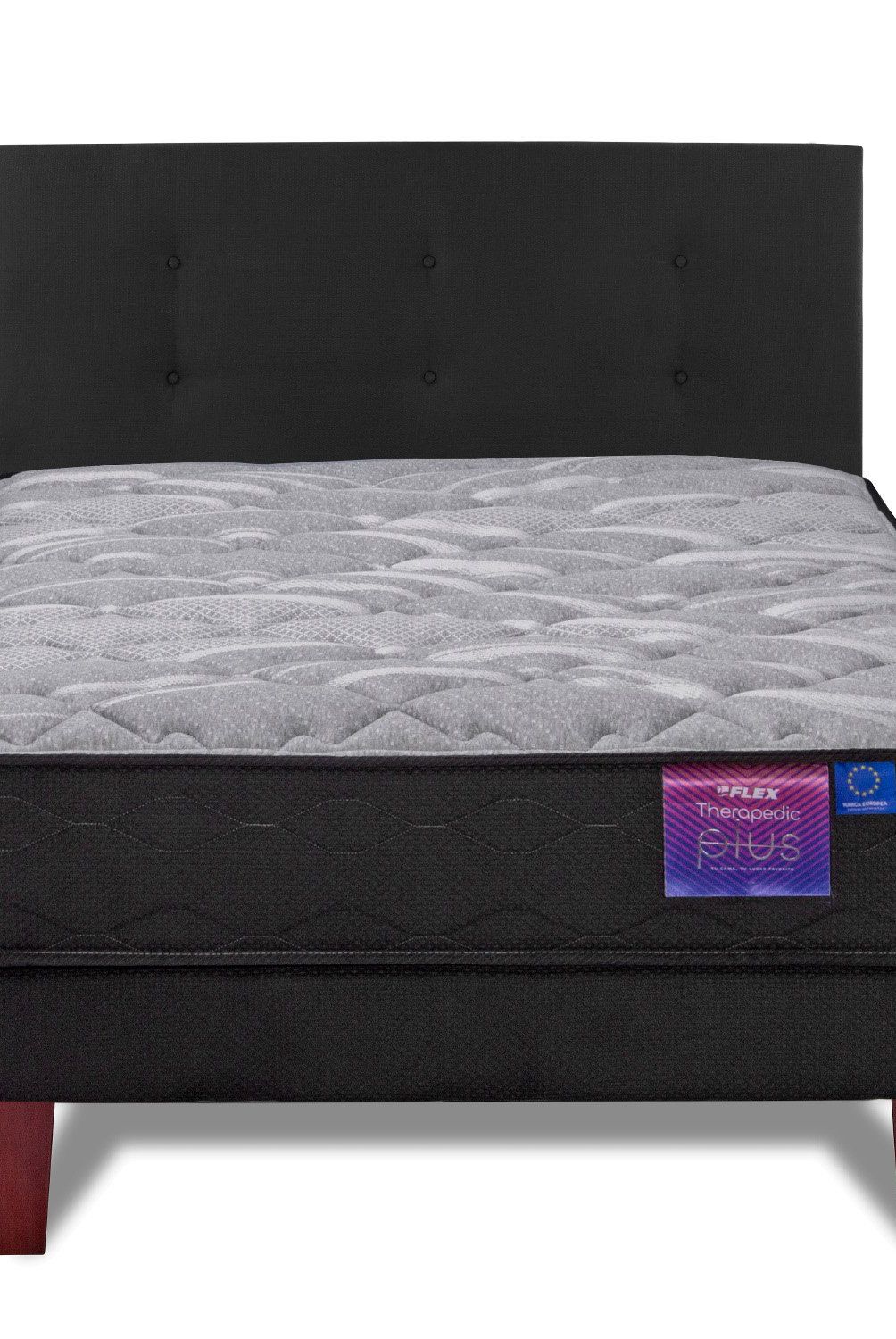 FLEX - Cama Europea Thera Plus 1.5 Plazas + Respaldo Flex