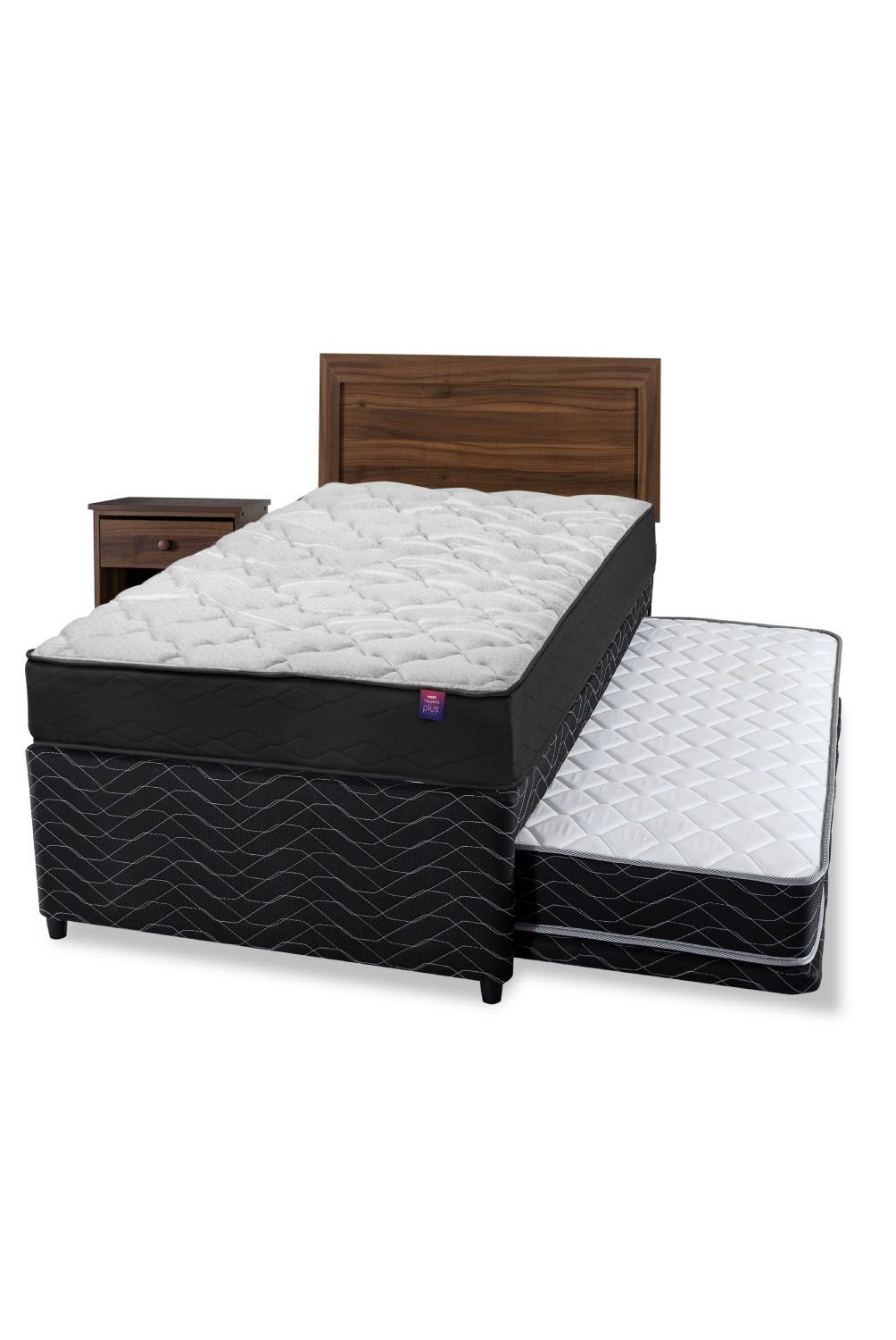 FLEX - Cama Nido Flex Thera Plus 1.5 Plazas + Muebles