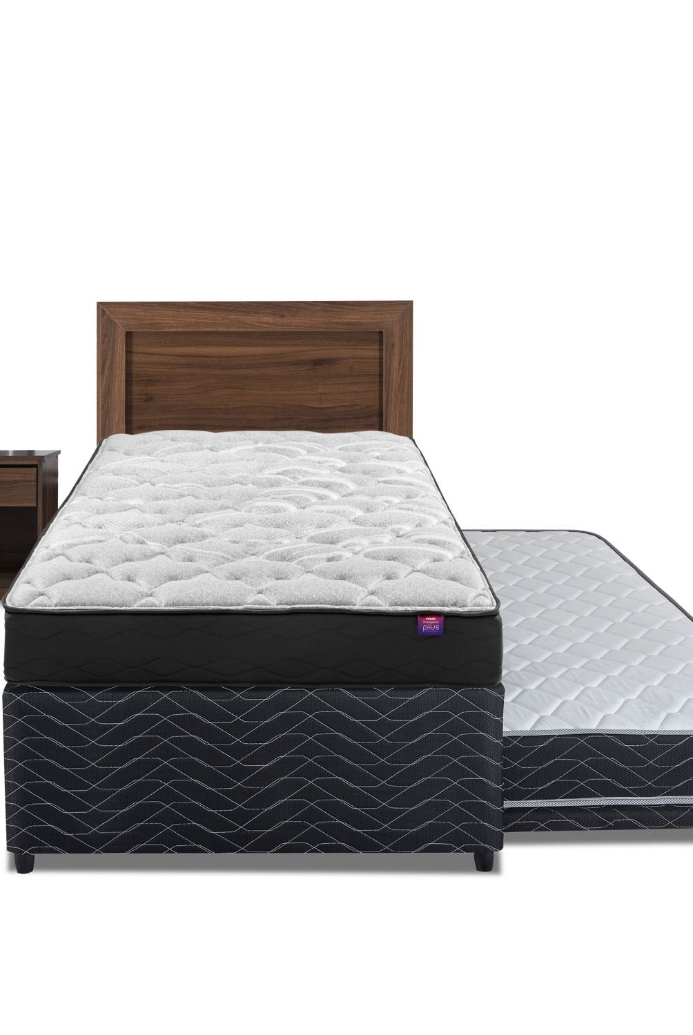 FLEX - Cama Nido Flex Thera Plus 1.5 Plazas + Muebles