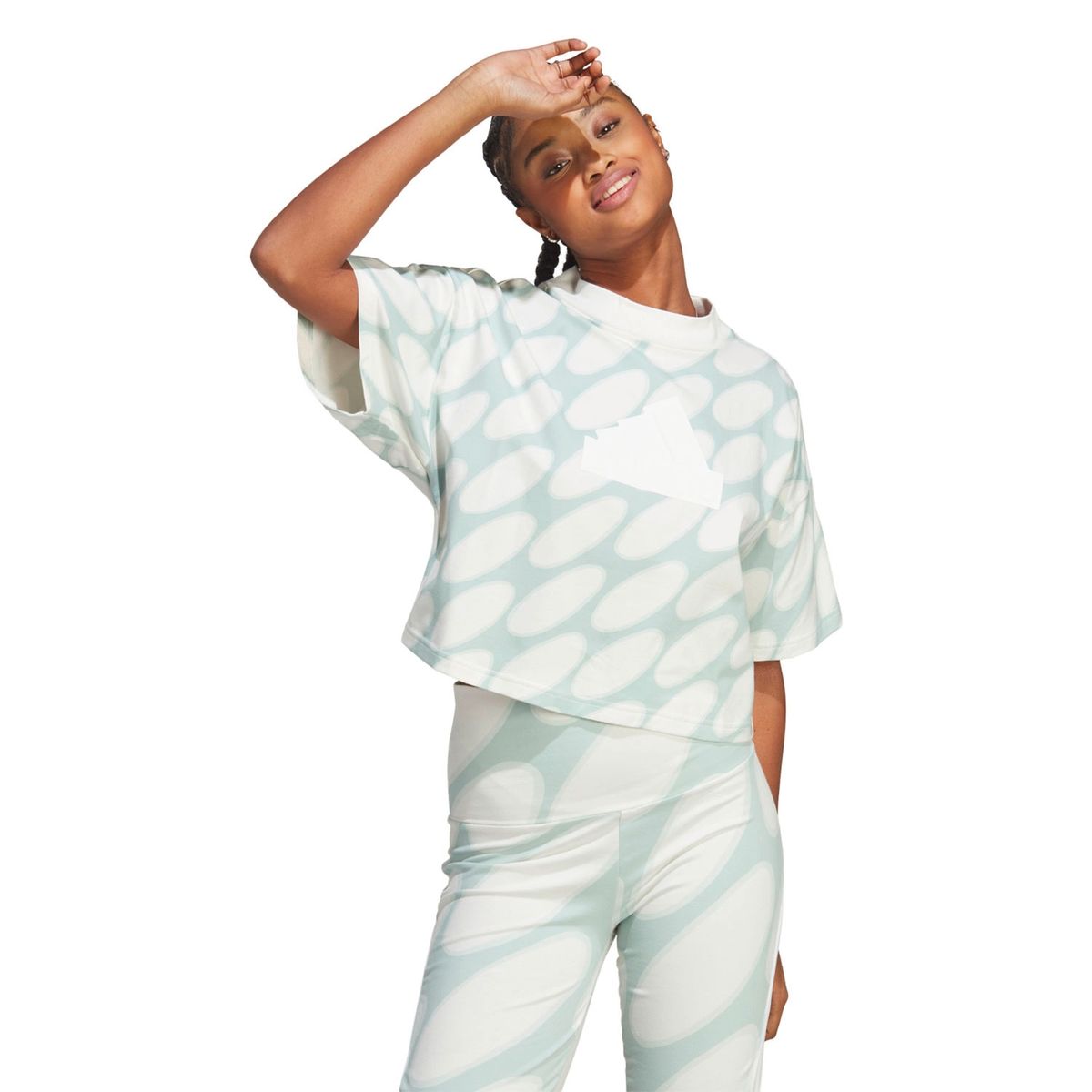 ADIDAS - Polera Deportiva Sports T-Shirts Manga Corta Mujer Marimekko Adidas