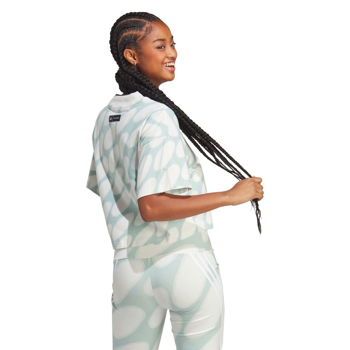 ADIDAS - Polera Deportiva Sports T-Shirts Manga Corta Mujer Marimekko Adidas