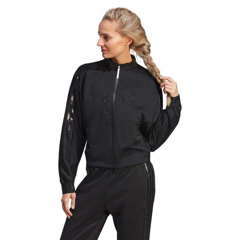 ADIDAS - Polerón Con Cierre Deportivo Mujer Adidas