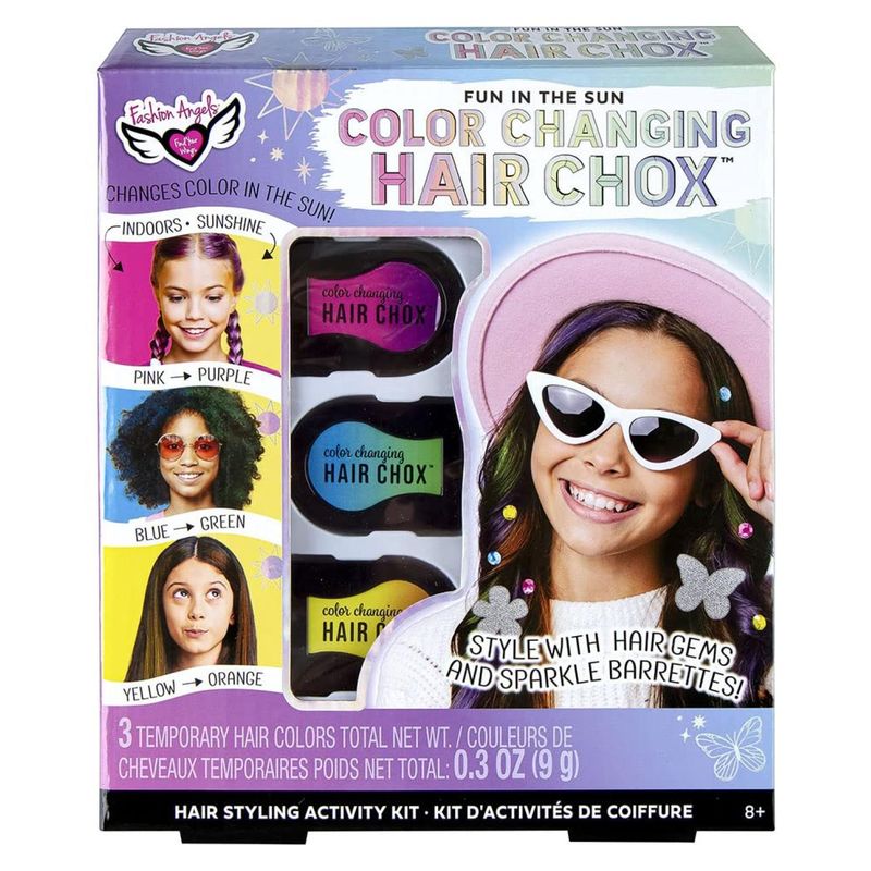  - Kit Color Changing Hair Chox Hair Styling Fashion Angels