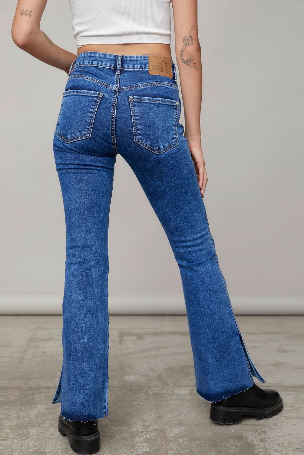 AMERICANINO - Americanino Jeans Flare Tiro Alto Mujer
