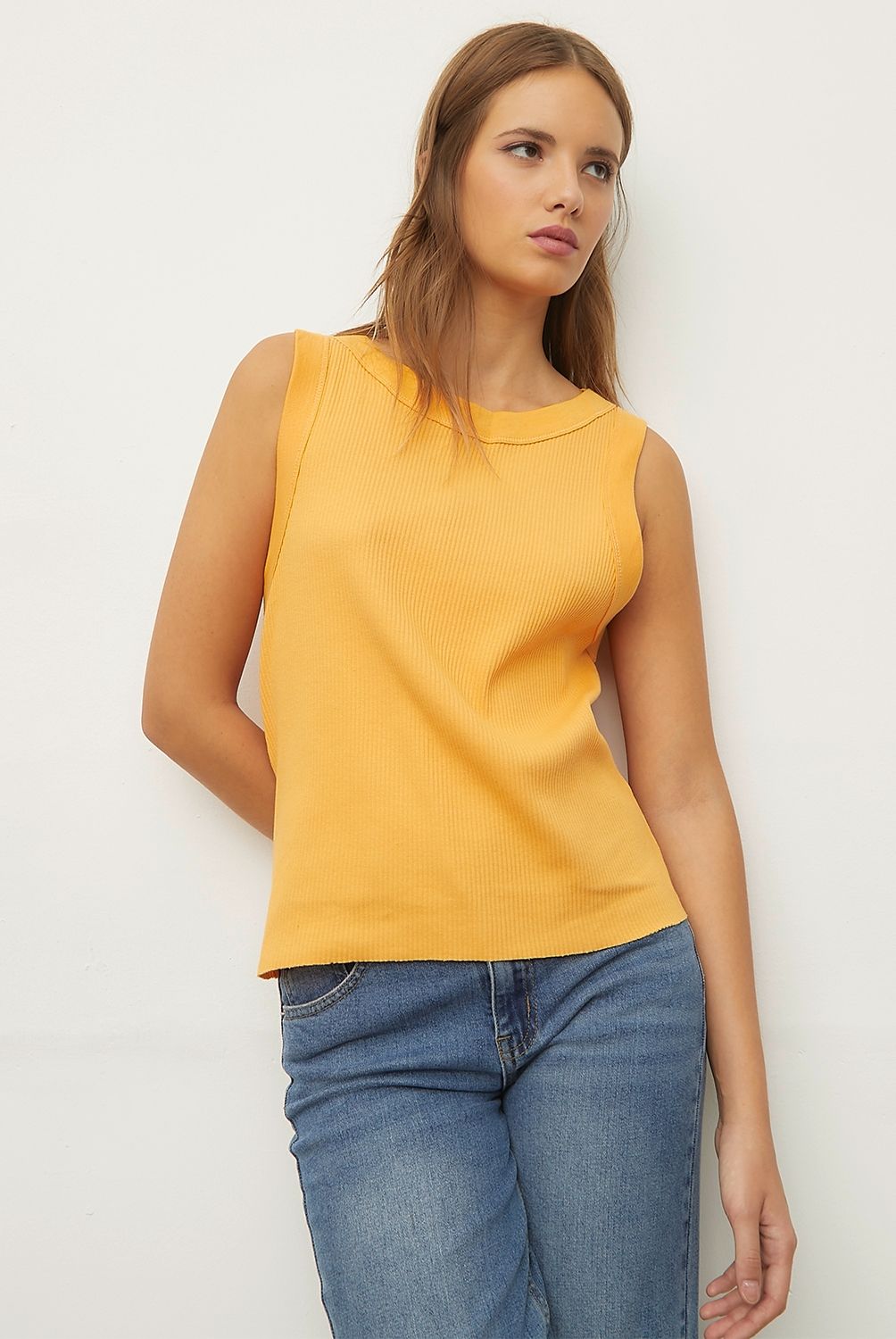 COTTON ON - Crop Top Sin Mangas Mujer Cotton On