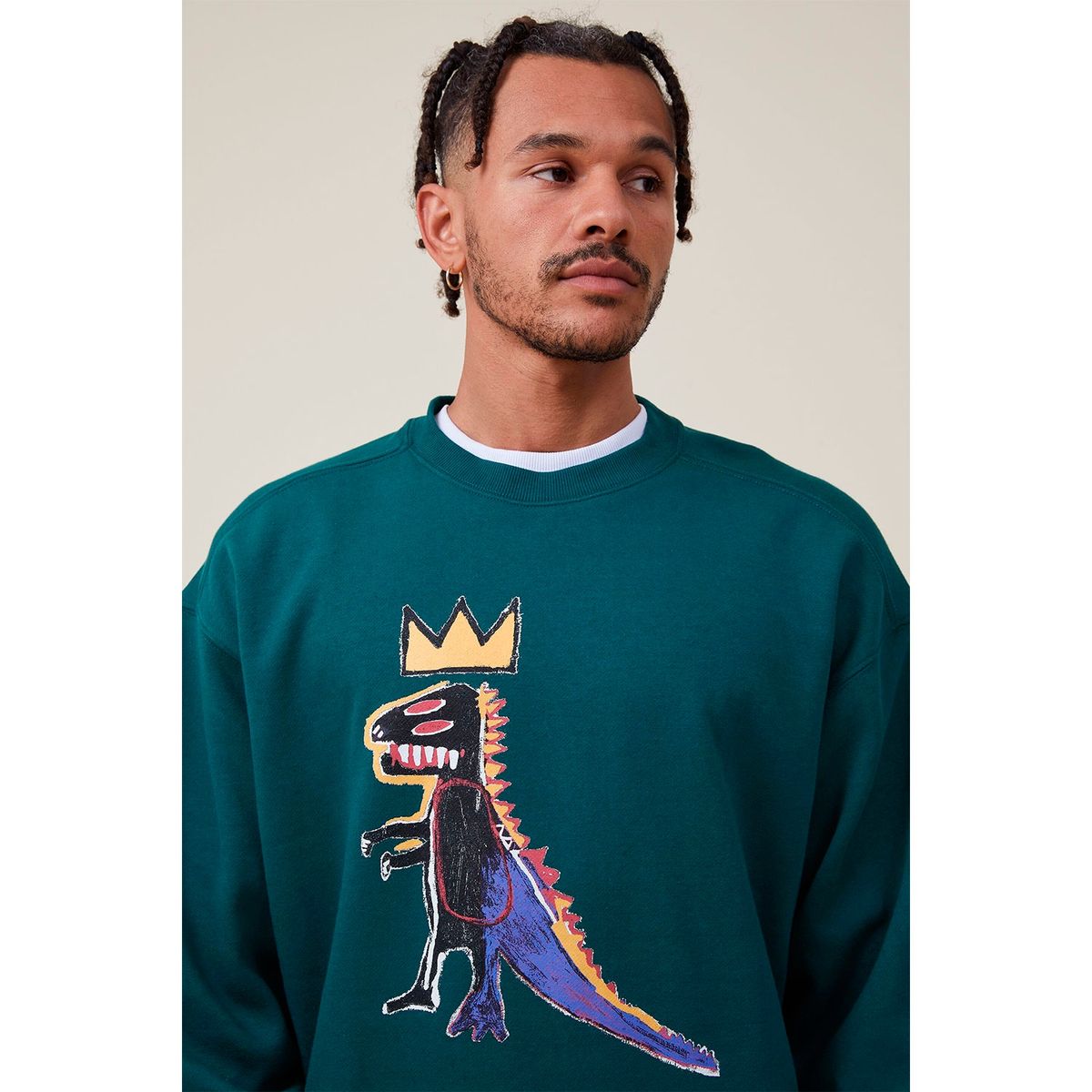 COTTON ON - Polerón Estampado Algodón Hombre Cotton On