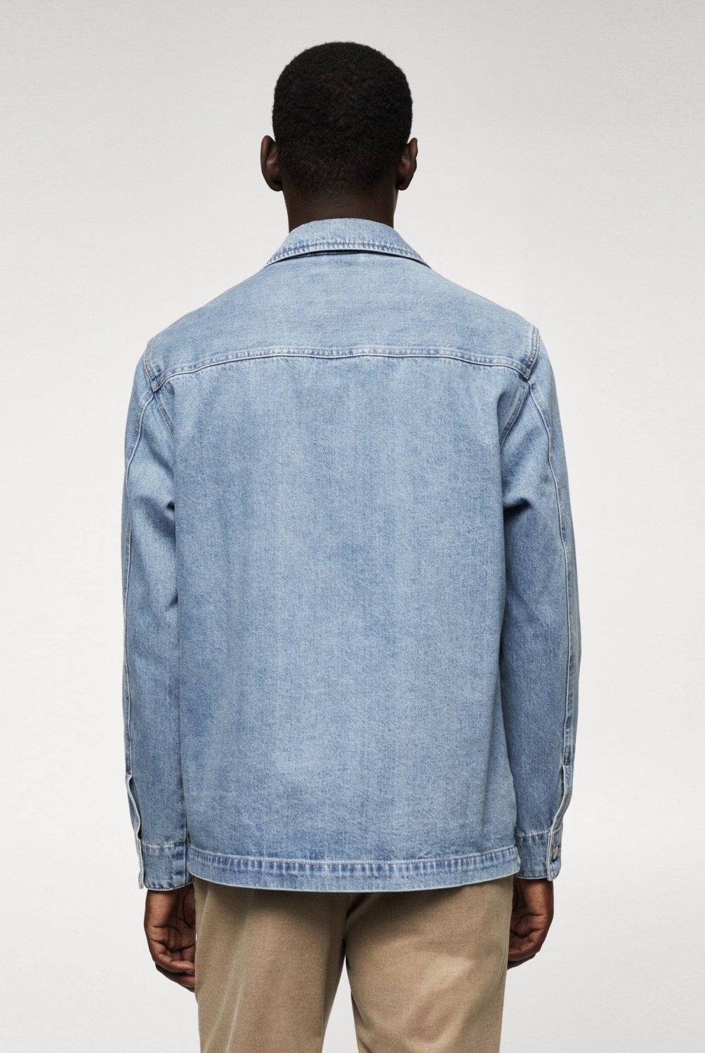 MANGO MAN - Sobrecamisa Slim Fit Denim Hombre Mango Man