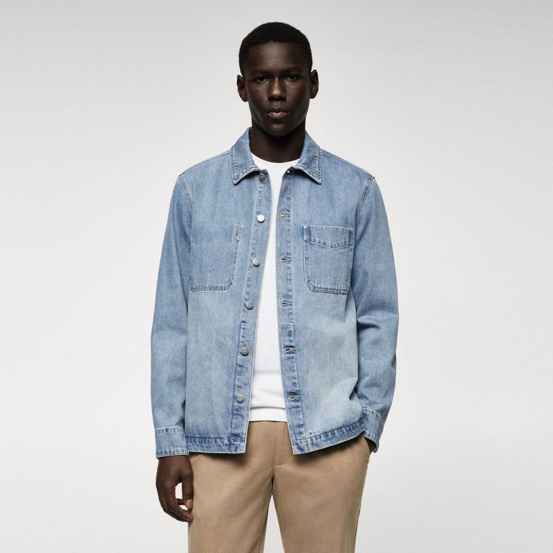 Denim Sobre Camisa Mango MANGO MAN Sobrecamisa Slim Fit Denim