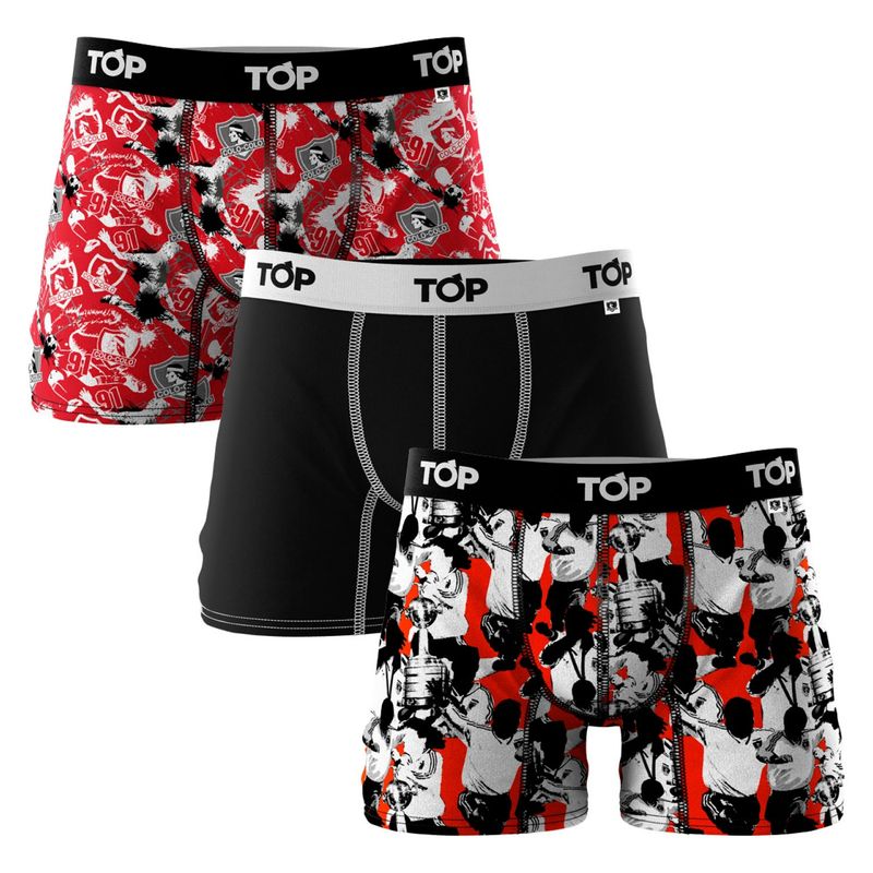 TOP - Top Packs De 3 Boxer Algodón Hombre