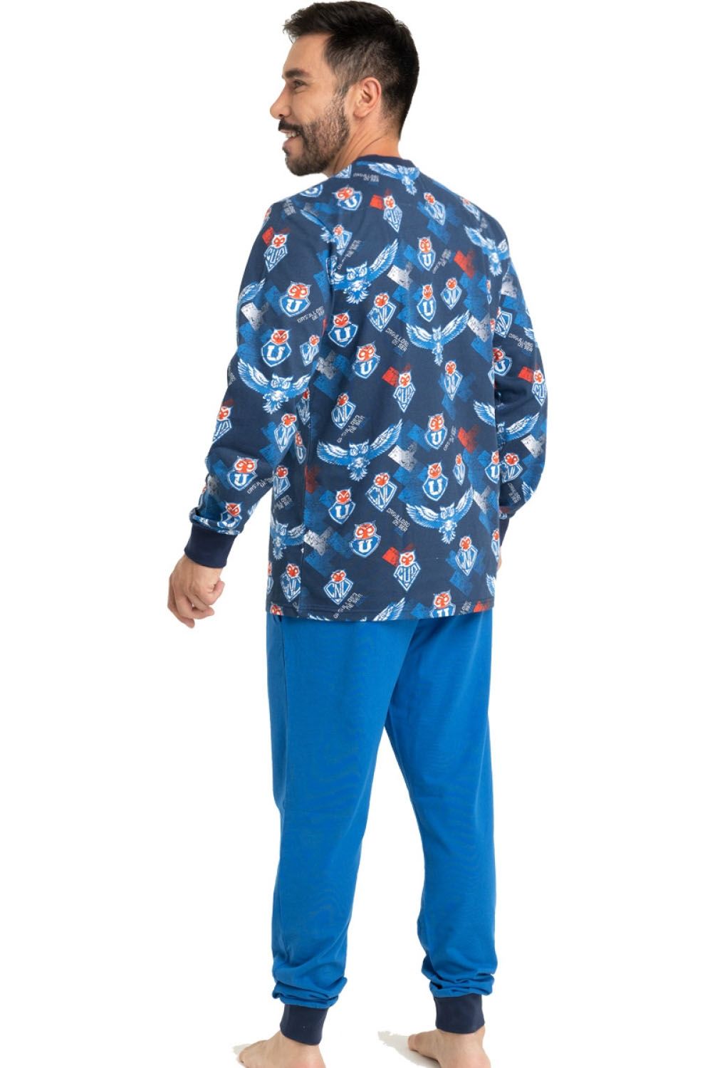 TOP - Top Pijama Algodón Manga Larga Hombre
