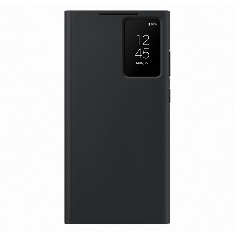 SAMSUNG - Galaxy S23 Ultra Smart View Wallet Case Black