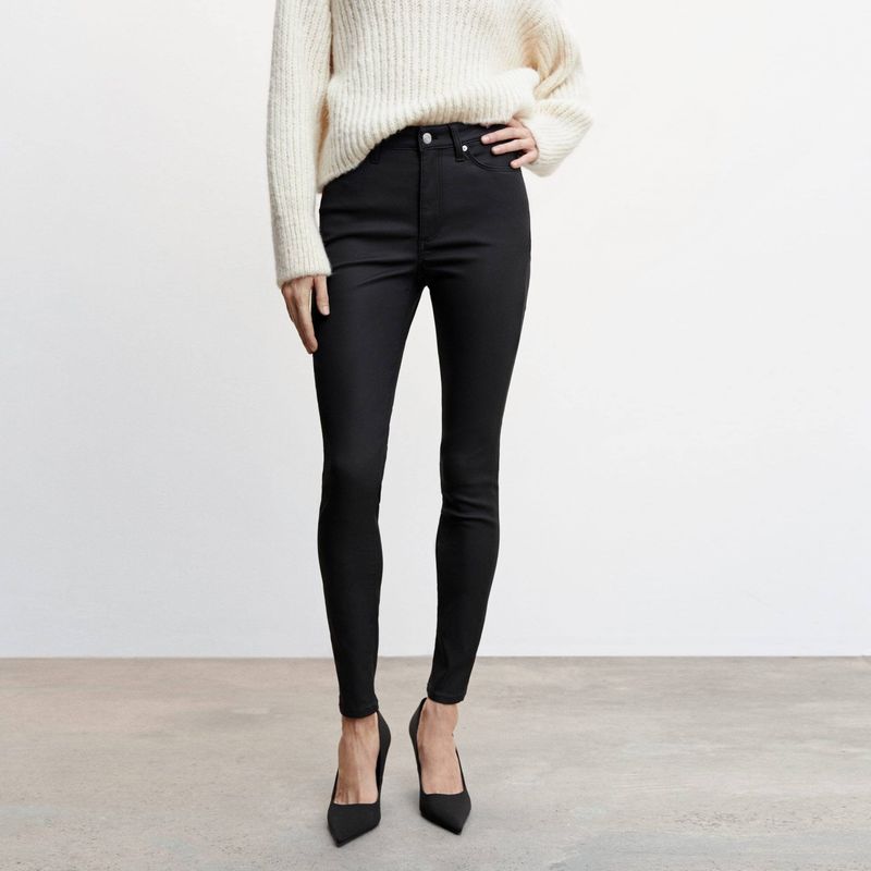 MANGO - Jeans Skinny Anne Tiro Bajo Mujer Mango