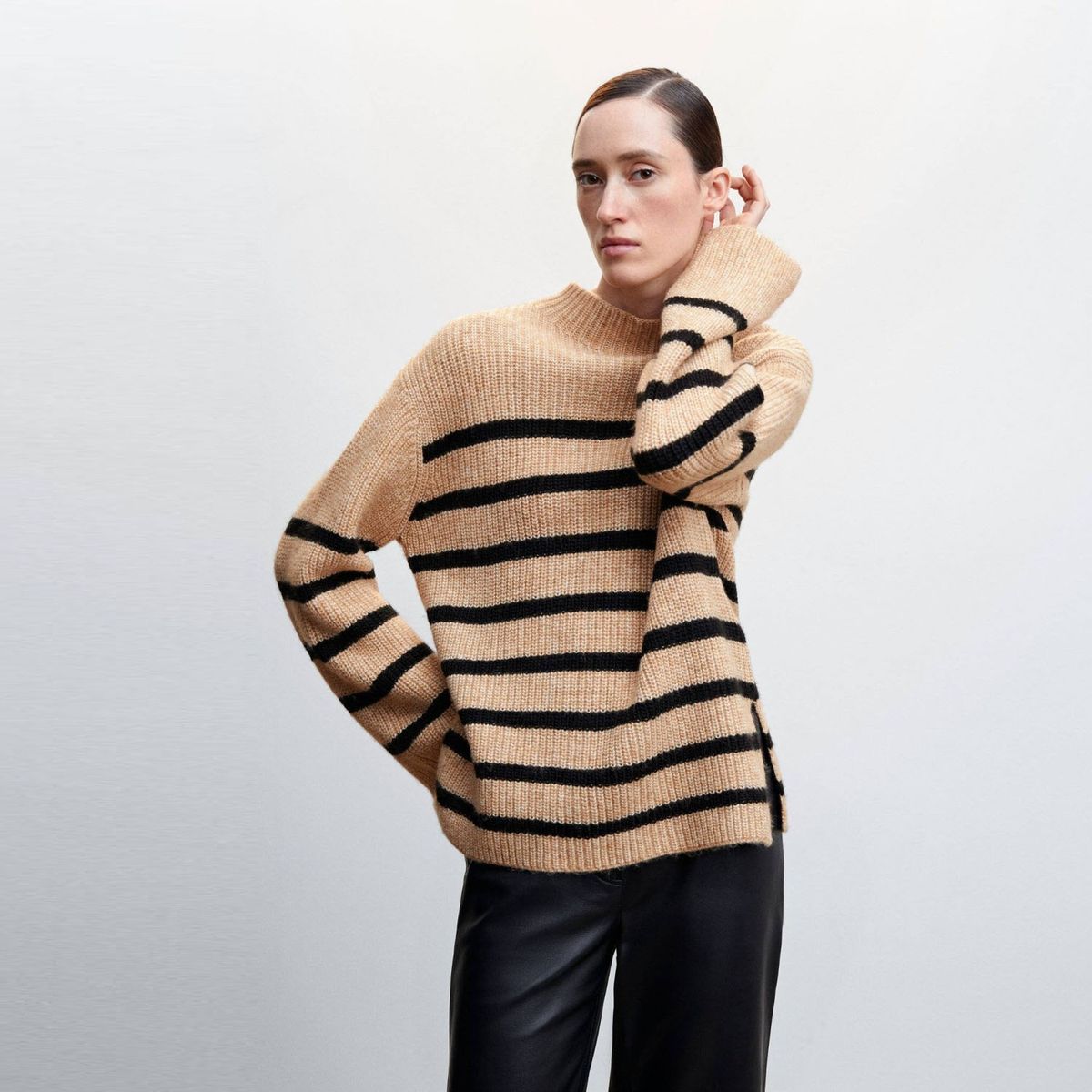 MANGO - Sweater Manga Larga Acrílico Mujer Mango