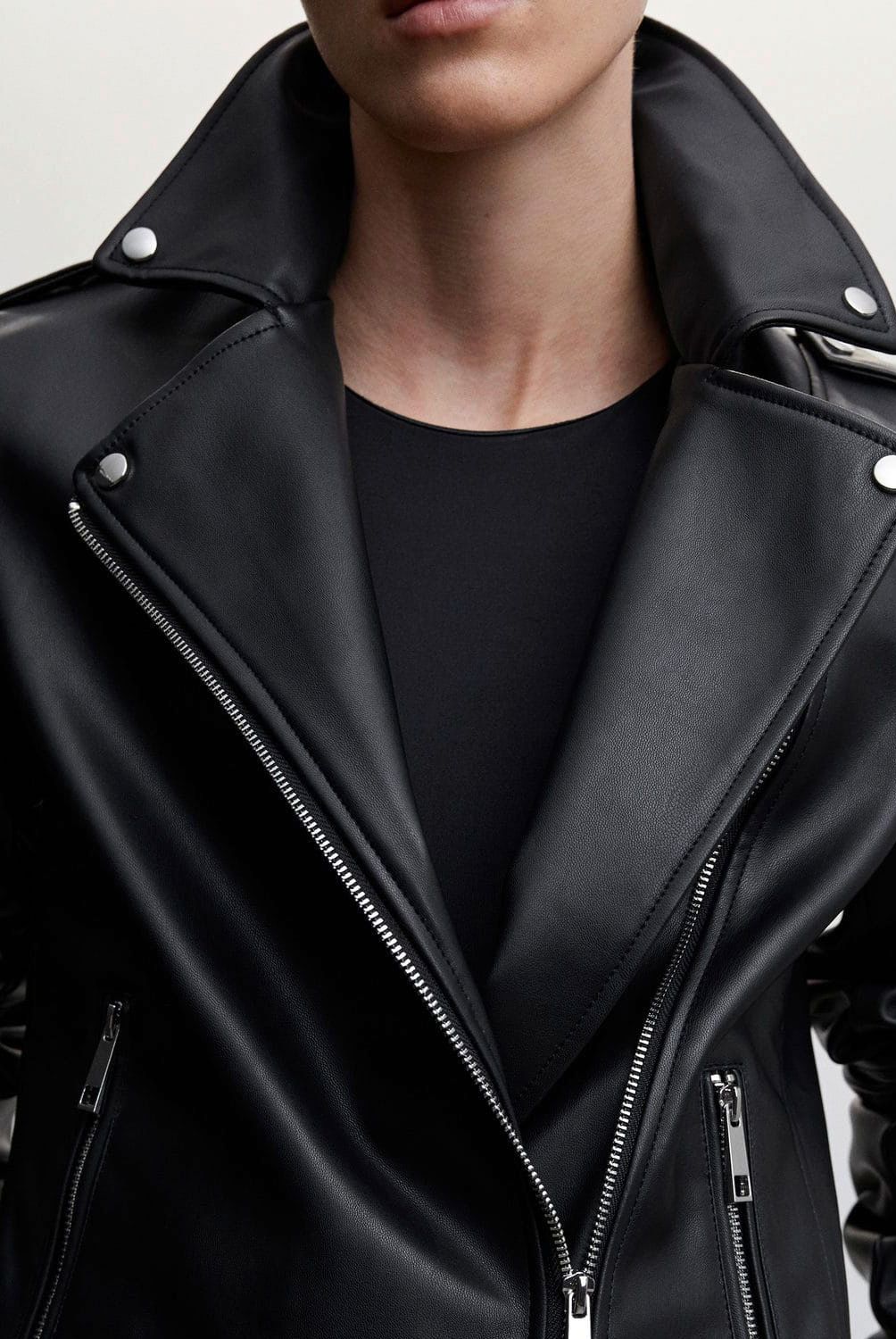 MANGO - Chaqueta Manga Larga Poliéster Mujer Mango