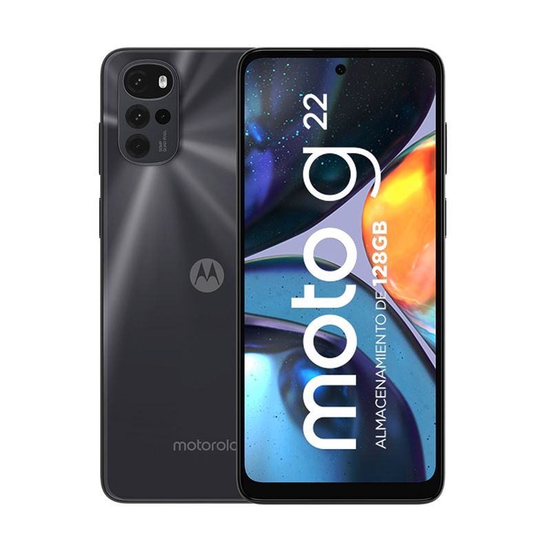 CLARO - Celular Smartphone Moto G22 Negro 128GB Claro