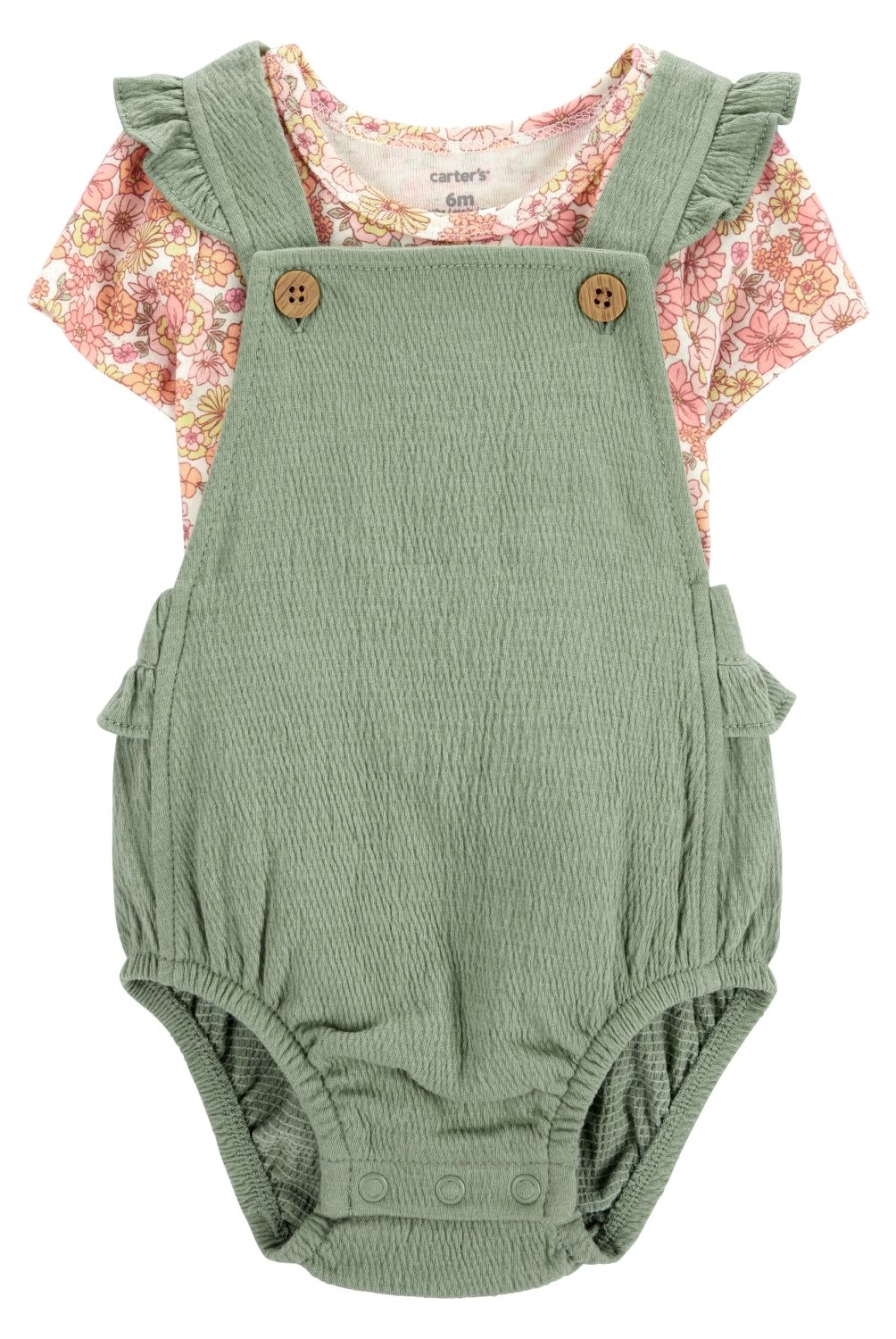 CARTER'S - Conjunto 2 Piezas Enterito y Polera Bebé Niña Carter's