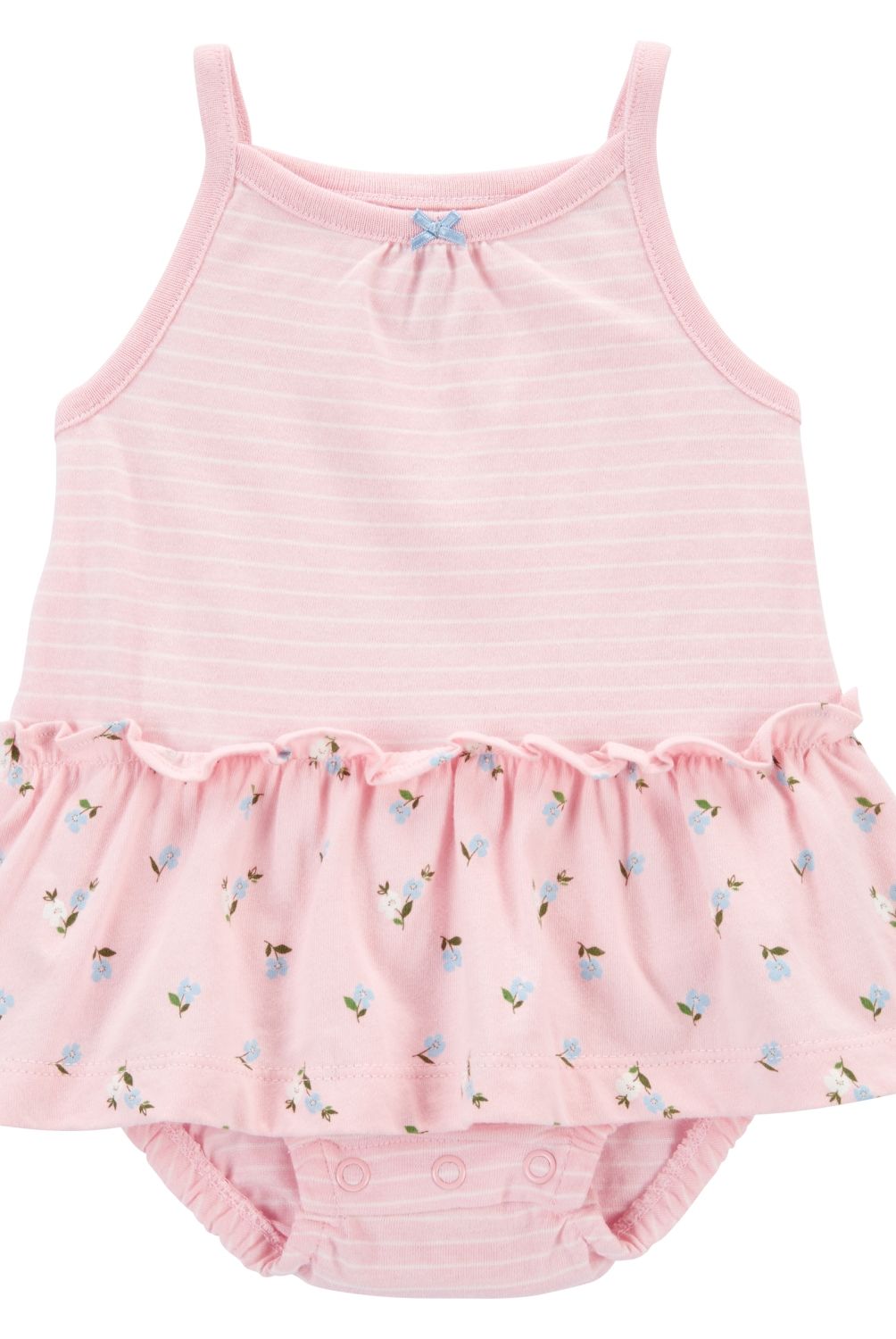CARTER'S - Vestido de Sol Rayas Floral Bebé Niña Carter's