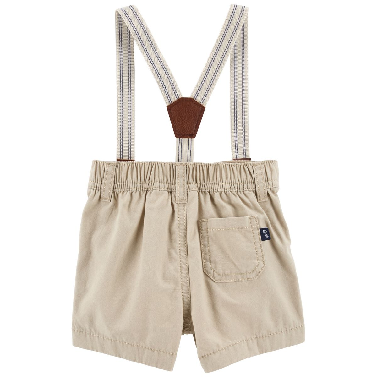 OSHKOSH - Short Algodón Con Suspensores Bebé Niño Oshkosh