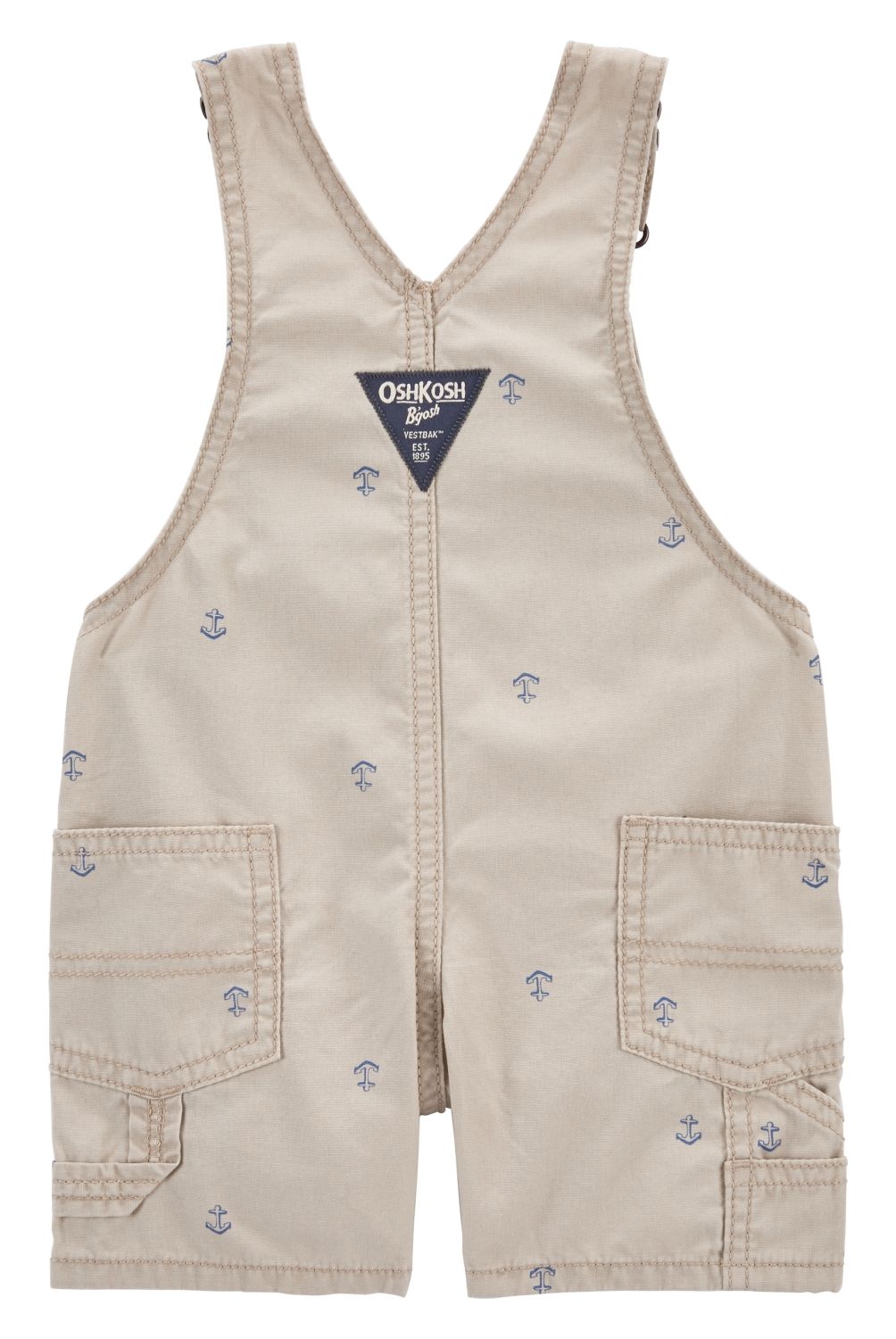 OSHKOSH - Jardinera Algodón Estampada Anclas Bebé Niño Oshkosh