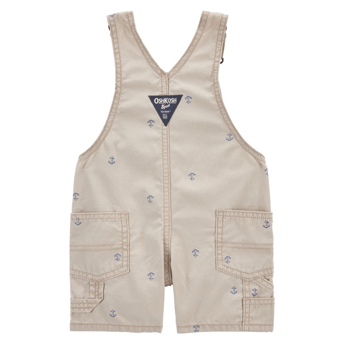 OSHKOSH - Jardinera Algodón Estampada Anclas Bebé Niño Oshkosh