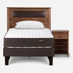 ROSEN - Cama Europea 1.5 Plazas Ergo T Ferrara + Almohadas