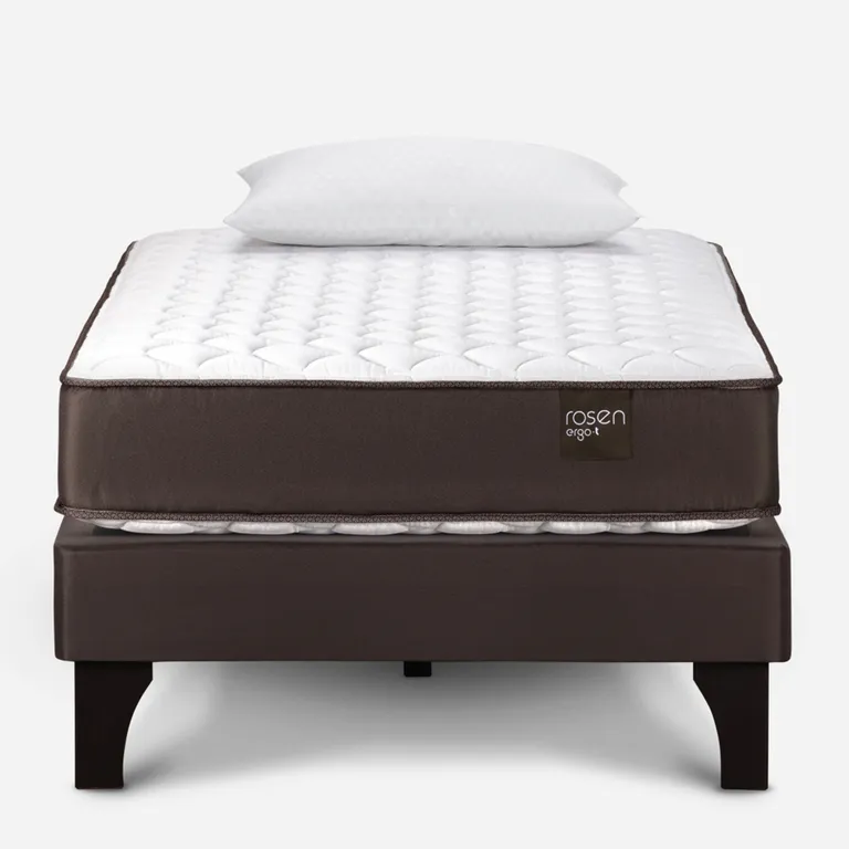 Cama Ergo T 1 Plaza + Almohadas