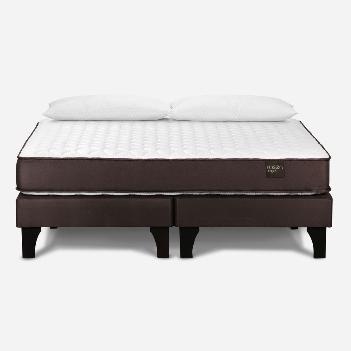 ROSEN - Cama Ergo T King + Almohadas Rosen