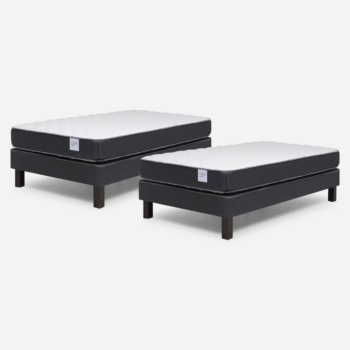 ROSEN - Set 2 Camas Eurpeas 1 Plaza Wave Rosen