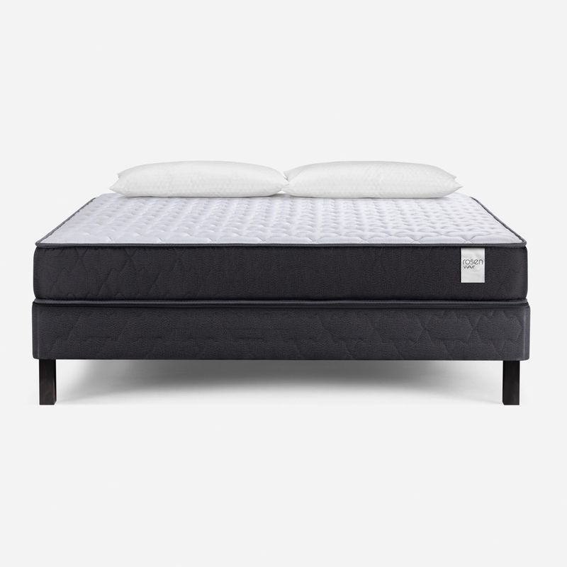 ROSEN - Cama Wave 2 Plazas + Almohadas Rosen