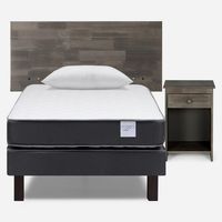Cama Wave 1 Plaza Tabor G + Almohadas