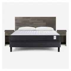 ROSEN - Cama Europea 2 Plazas Wave Tabor G + Almohadas